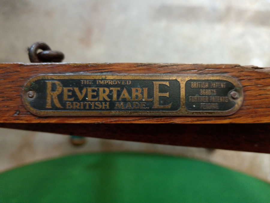 Antique Oak Revertable Folding Card Coffee Table(22).jpg